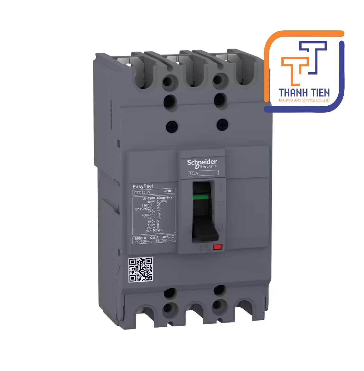 EZC100B3016 BỘ NGẮT MẠCH EasyPact EZC100B 3P SCHNEIDER