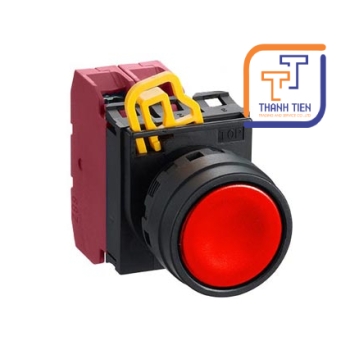 YW1B-M1E02S , G, R, W, Y NÚT NHẤN NHẢ D22 2NC YW IDEC