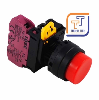 YW1B-M2E01S , G, R, W, Y NÚT NHẤN NHẢ D22 1NC YW IDEC