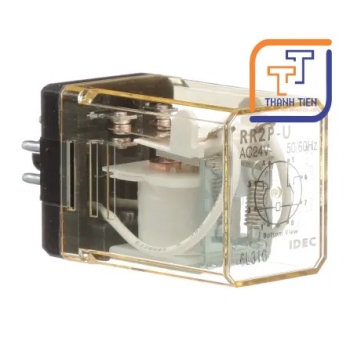 RR2P-UL-AC240 RƠ LE TRUNG GIAN CHÂN TRÒN RR SERIES IDEC