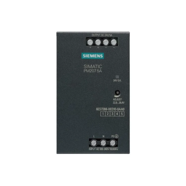 6ES7288-0ED10-0AA0 BỘ NGUỒN S7-200 SMART 24 V/5 A DC SIEMENS